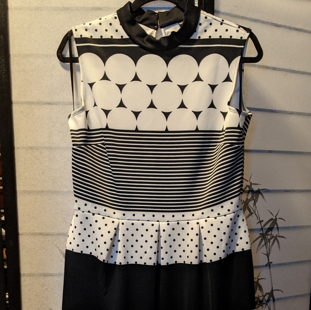 Kate and Lily black and white short dress